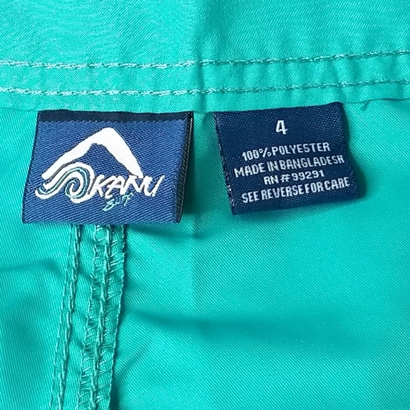 Kanu Surf Womens Marina Active Swim Board Short Teal Size 4 - Picture 4 of 8